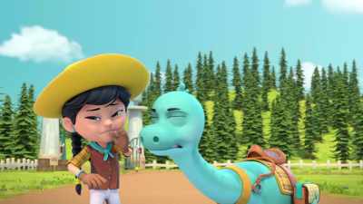 (coughing) - Dino Ranch