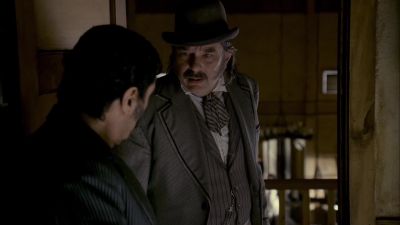 - Could he be sworn in here, ai?
- For Christ's sake, Tom! - Deadwood