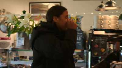 Could I just get a latte, please?
Just a regular. - Matildas: The World at Our Feet