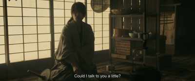 Could I talk to you a little? - Rurouni Kenshin: The Beginning