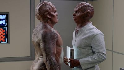 Could you please turn around
and lean on the table? - The Orville