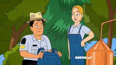 ...could punch someone too... - Corner Gas Animated