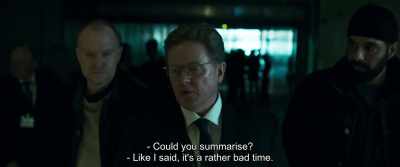 - Could you summarise?
- Like I said, it's a rather bad time. - The Marco Effect
