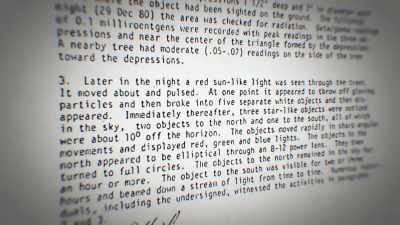 Could you tell
from your perspective - Unidentified: Inside America's UFO Investigation