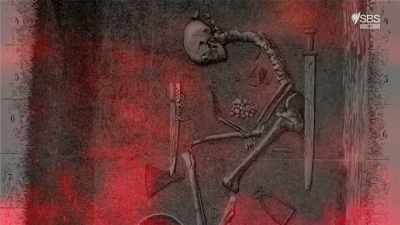 Could this too
be a Viking warrior princess? - Curse of the Ancients with Alice Roberts