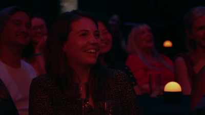 Couldn't complain about the set list,
starting with "Baa Baa Black Sheep" - Backstage with Katherine Ryan