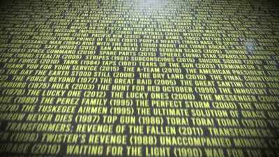 Count up the individual TV episodes, - Theaters of War