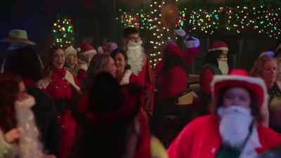 [country Christmas music] - The Santa Summit