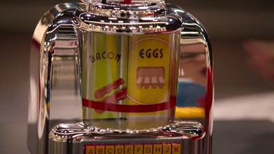 "Country ham, onion, bacon, eggs." - Cook at all Costs