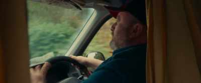 [country music playing over stereo] - Joyride