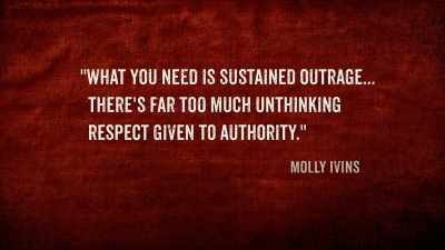 (country music playing) - Raise Hell: The Life & Times of Molly Ivins