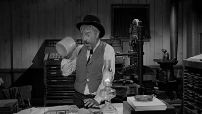 Courage can be purchased at yon' tavern - The Man Who Shot Liberty Valance