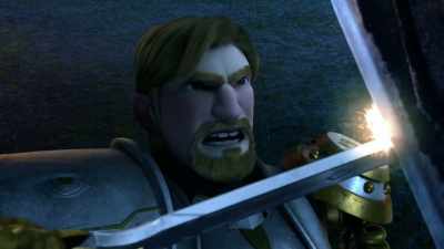 Courage, Sir Steve. [grunts] - Wizards: Tales of Arcadia
