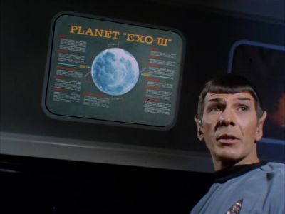 Cover him with our
deflector screen, Mr. Farrell. - Star Trek