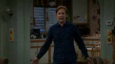 Covered in live butterflies. - The Conners