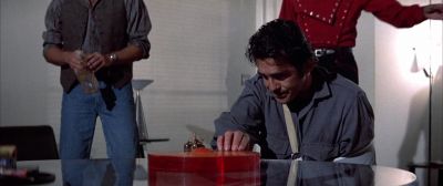 Cowboy Hold your gun in front of you man - The Adventures of Buckaroo Banzai Across the 8th Dimension