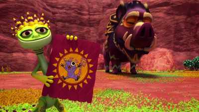 Coyote is dressed like
my climbing team's mascot, - Spirit Rangers