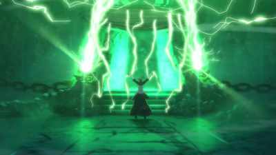 - [crackling]
- [continues chanting] - The Legend of Vox Machina