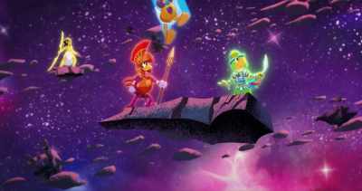 -(crackling)
-(roaring) - Legend of the Three Caballeros