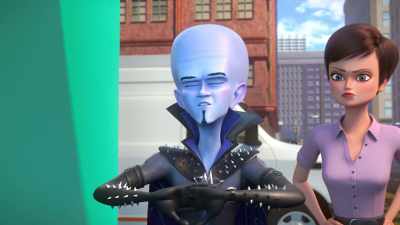 - (cracks knuckles)
- Ma'am, you give me no choice - Megamind vs. the Doom Syndicate