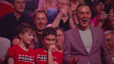 Craig and Martin!
CHEERING AND APPLAUSE - An Audience With Kylie