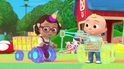 -Crane!
-[Cece giggles] - CoComelon Lane