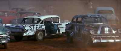  Crash Carter's
on the warpath. Bronco's out in front. - The Last American Hero