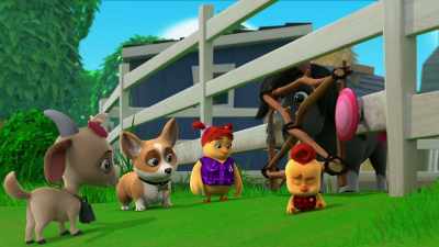 -[crash]
-[moans] - The Chicken Squad
