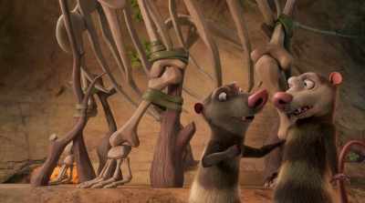 Crash, wouldn't it be awesome
if we could live here with Buck? - The Ice Age Adventures of Buck Wild