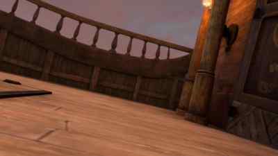 -[crashing]
-[pirate yelps] - The Adventures of Puss in Boots