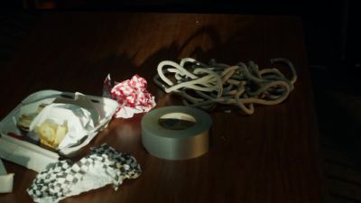CRAWFORD: It looks like
a kidnapper's kit to me. - CSI: Crime Scene Investigation