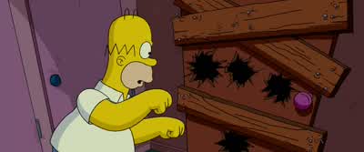 Bart! Crawl across. Hurry. But if they see you helping us, they'll kill you. I'm sure your father wo - The Simpsons Movie