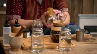  Cream is difficult because
 it'll cloud the alcohol. - Moonshiners: Master Distiller