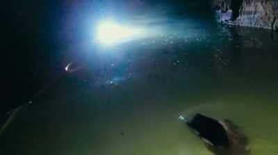 Creasman: When you get your hand
into the floor, - Lost Kingdom of the Black Pharaohs