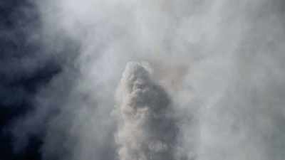 Creating a cloud of
dust and debris so thick - Yellowstone: One-Fifty