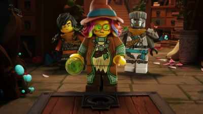 -[creature growls]
-[metal door clangs] - LEGO Ninjago: Dragons Rising