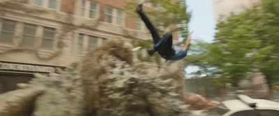 -[creature grunting]
-[officer screams] - Shazam! Fury of the Gods