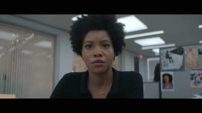 [creepy music playing] - The Other Black Girl
