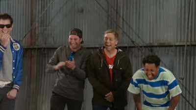 [crew laughs] - Jackass Forever