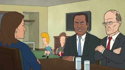 [crickets chirping] - Beavis and Butt Head Do the Universe