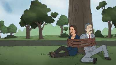 [crickets chirping] - Beavis and Butt Head Do the Universe
