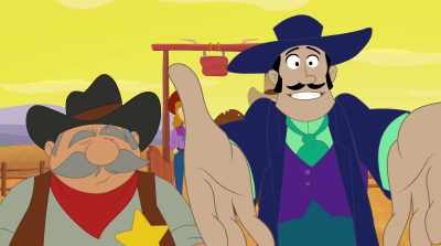 Critchleyville. No, no. Critchopolis. - Tom and Jerry Cowboy Up!