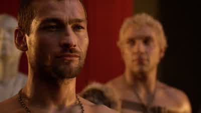 Crixus, former champion, step... - Spartacus