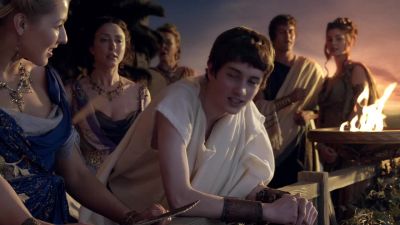 Crixus moves
with deadly purpose. - Spartacus