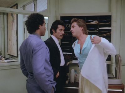 [Crockett mumbling] - Miami Vice