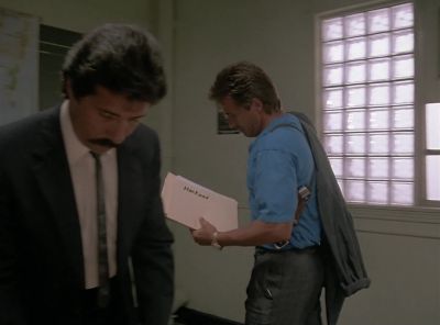Crockett.
Yes, sir? - Miami Vice