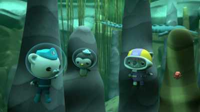 Crocodiles breathe air.
They'll need to head back up soon. - Octonauts and the Caves of Sac Actun