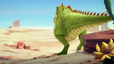 (Cror screaming) - Gigantosaurus