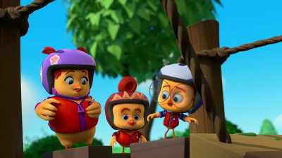 "Cross bridge." - The Chicken Squad