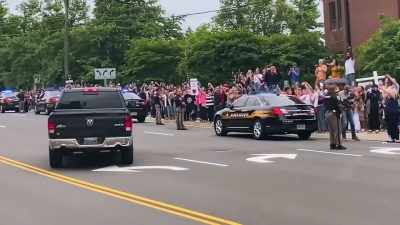 [crowd booing and jeering] - Depp V Heard